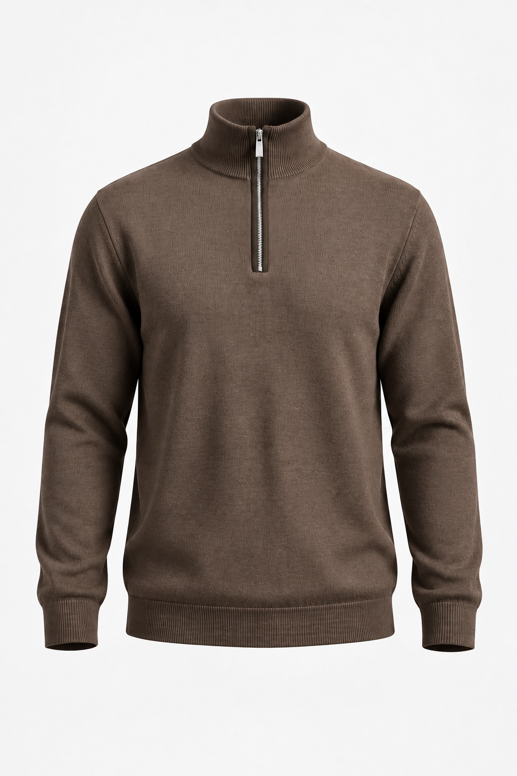 SWEAT EN COTON ZIPPÉ