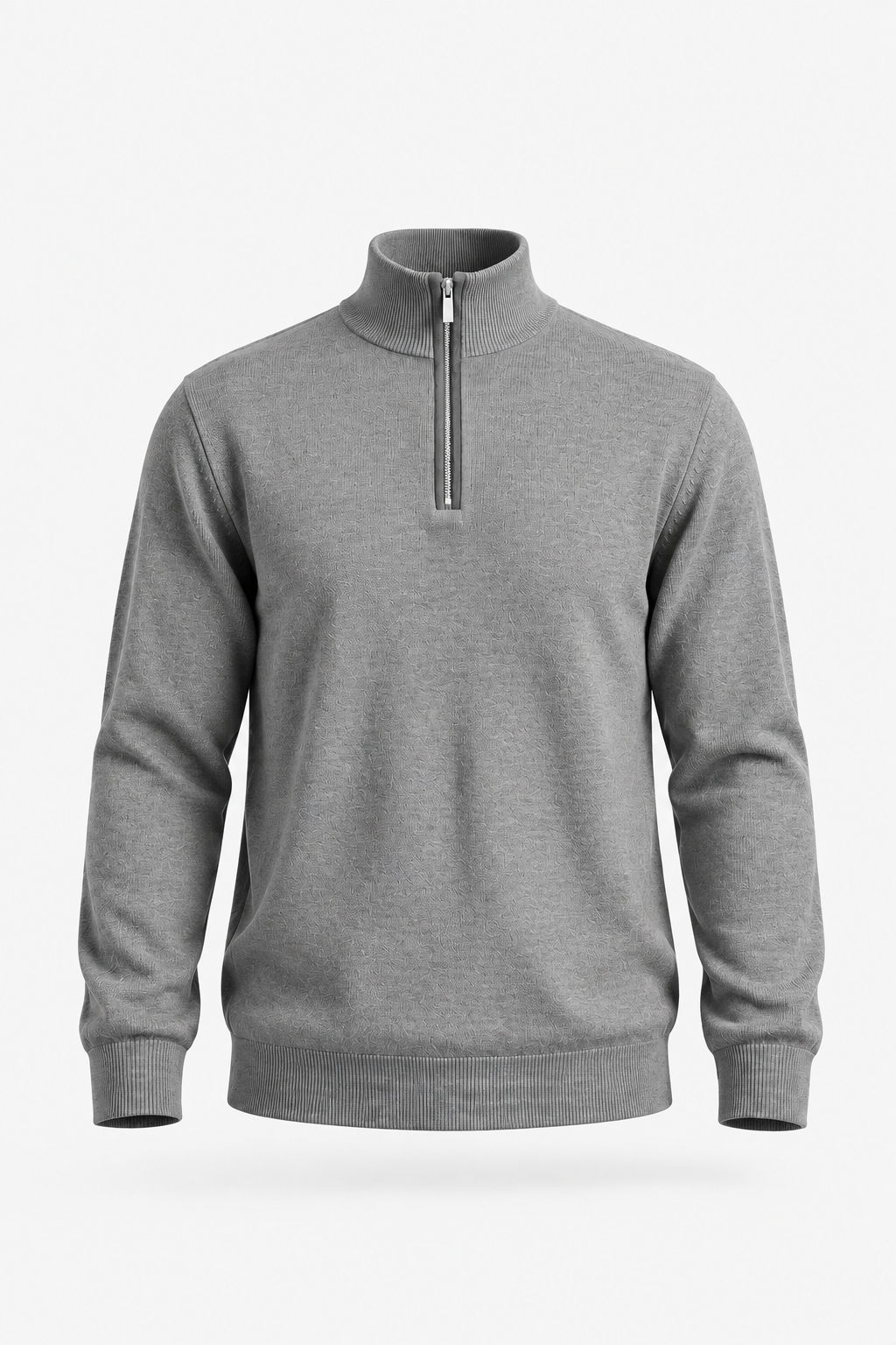 SWEAT EN COTON ZIPPÉ