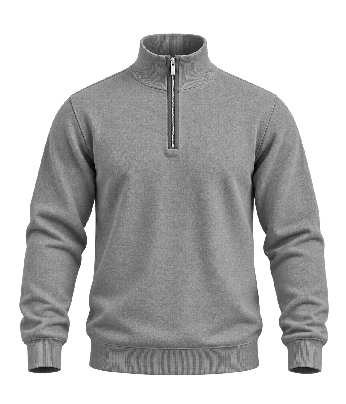 SWEAT EN COTON ZIPPÉ