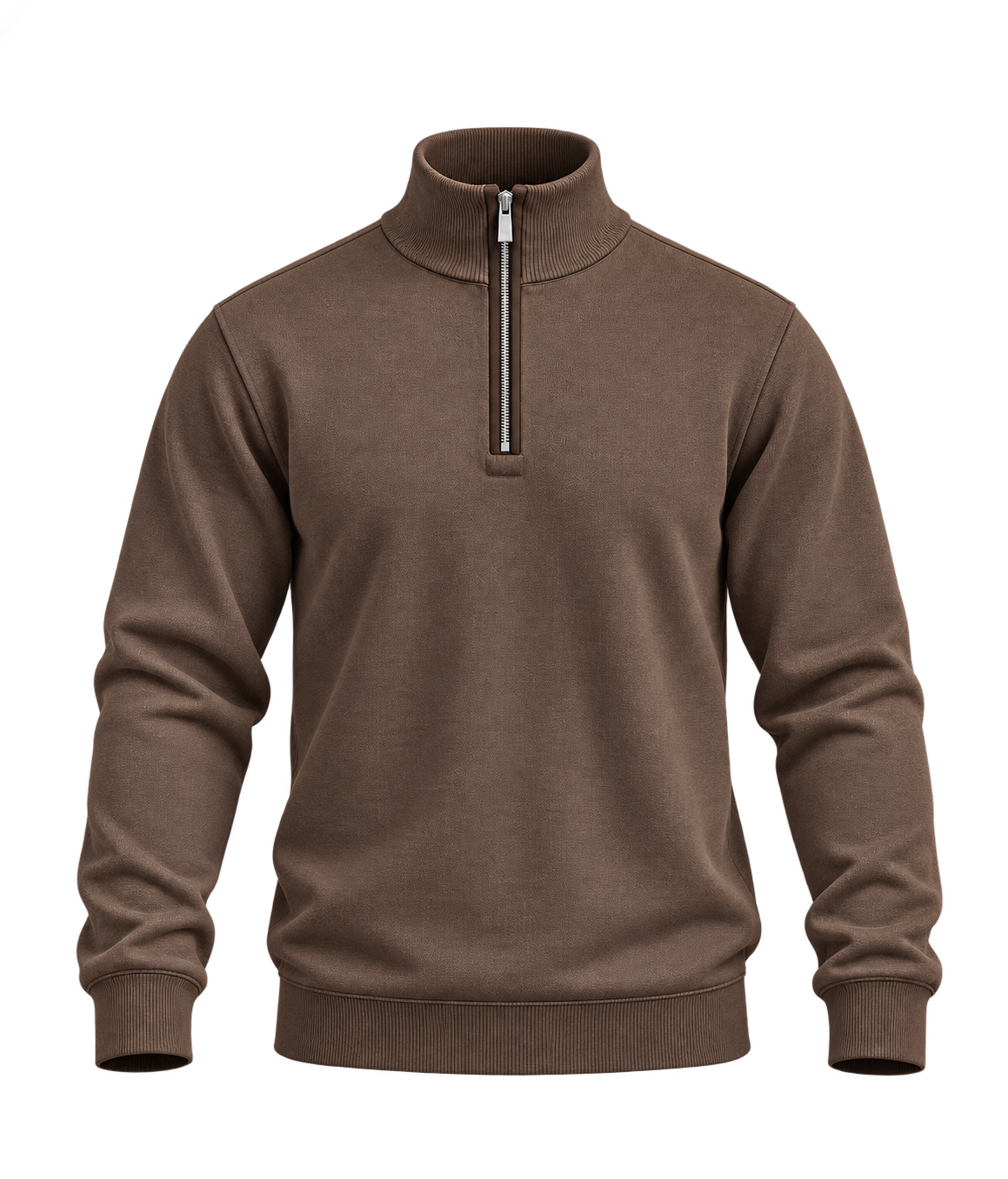 SWEAT EN COTON ZIPPÉ