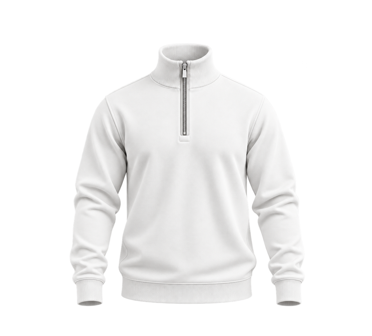 SWEAT EN COTON ZIPPÉ